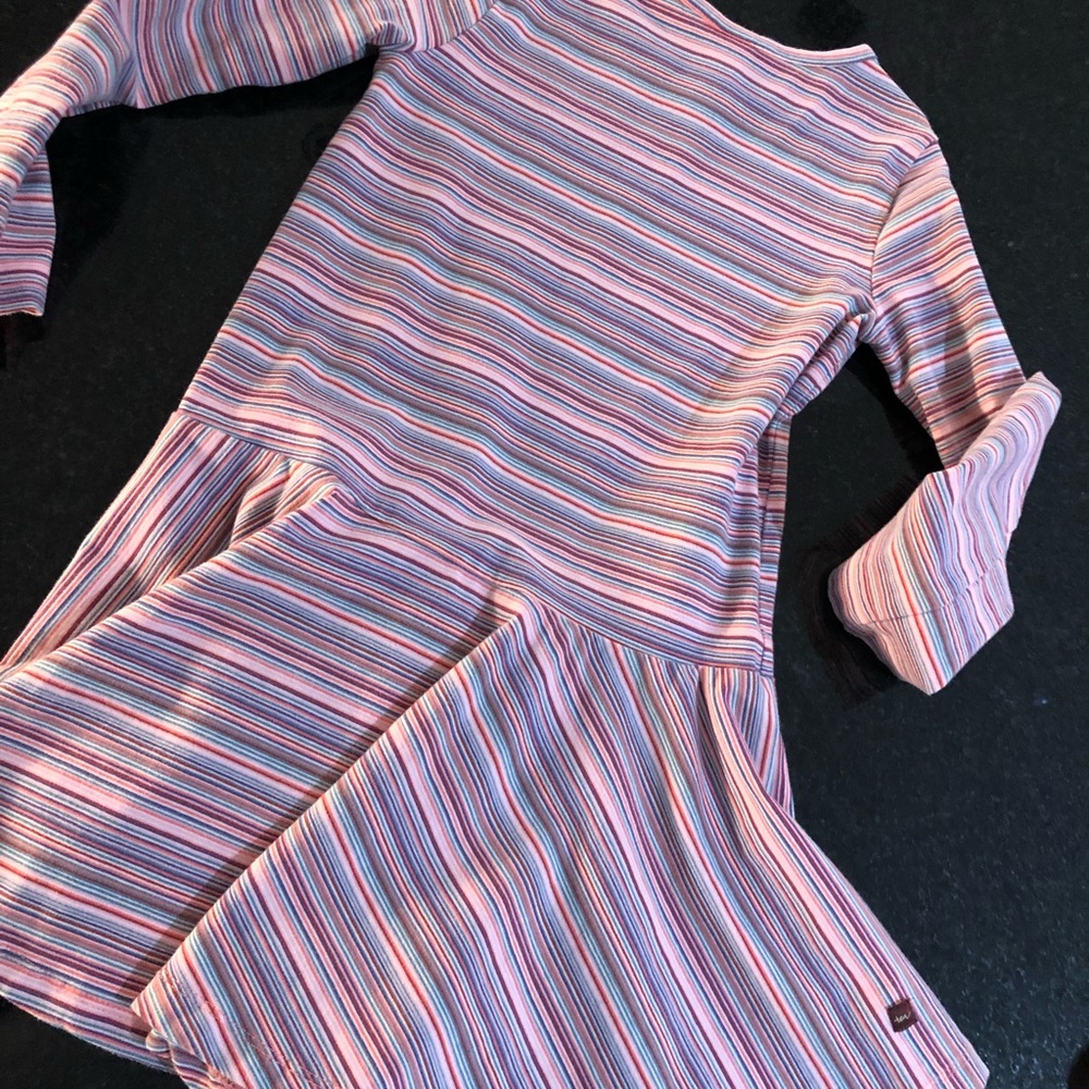 Striped holiday dress by tea